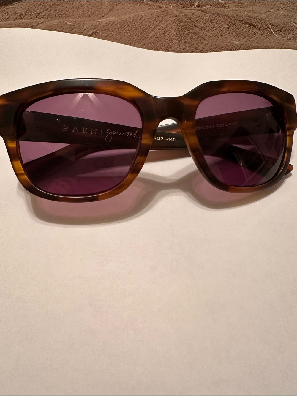 Raen Garwood Sunglasses In Matte Rootbeer View 2